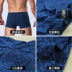 Đặc biệt hàng ngày quần lót nam võ sĩ nam bông bông giữa- tăng mùa hè bông bốn- quần quần short quần màu xanh Nam giới
