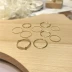 Dongdaemun của Hàn Quốc đã nhập khẩu 10 bộ nhẫn, kiểu dáng đơn giản và sành điệu. - Nhẫn