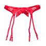 Aita Lisi Boutique Ladies Garter Luxury Satin Khí quyển Bow Kim loại Khóa Đen Đỏ dây nịt móc tất