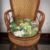 Bar bông futon đệm ghế văn phòng đệm dày vòng phòng trà retro gió quốc gia ghế ghế wicker - Ghế đệm / đệm Sofa