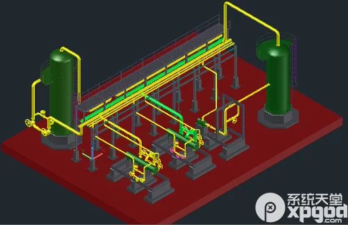Cadworx Factory Design, PID -чертеж, диаграмма планировки оборудования, производство карты макета трубопровода