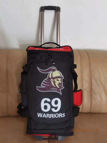 Дорожный спортивный чемодан, рюкзак, хоккей, лыжное снаряжение, в американском стиле, сноубординг