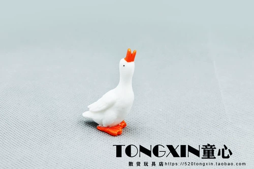 Реалистичная познавательная маленькая мультяшная игрушка, утка