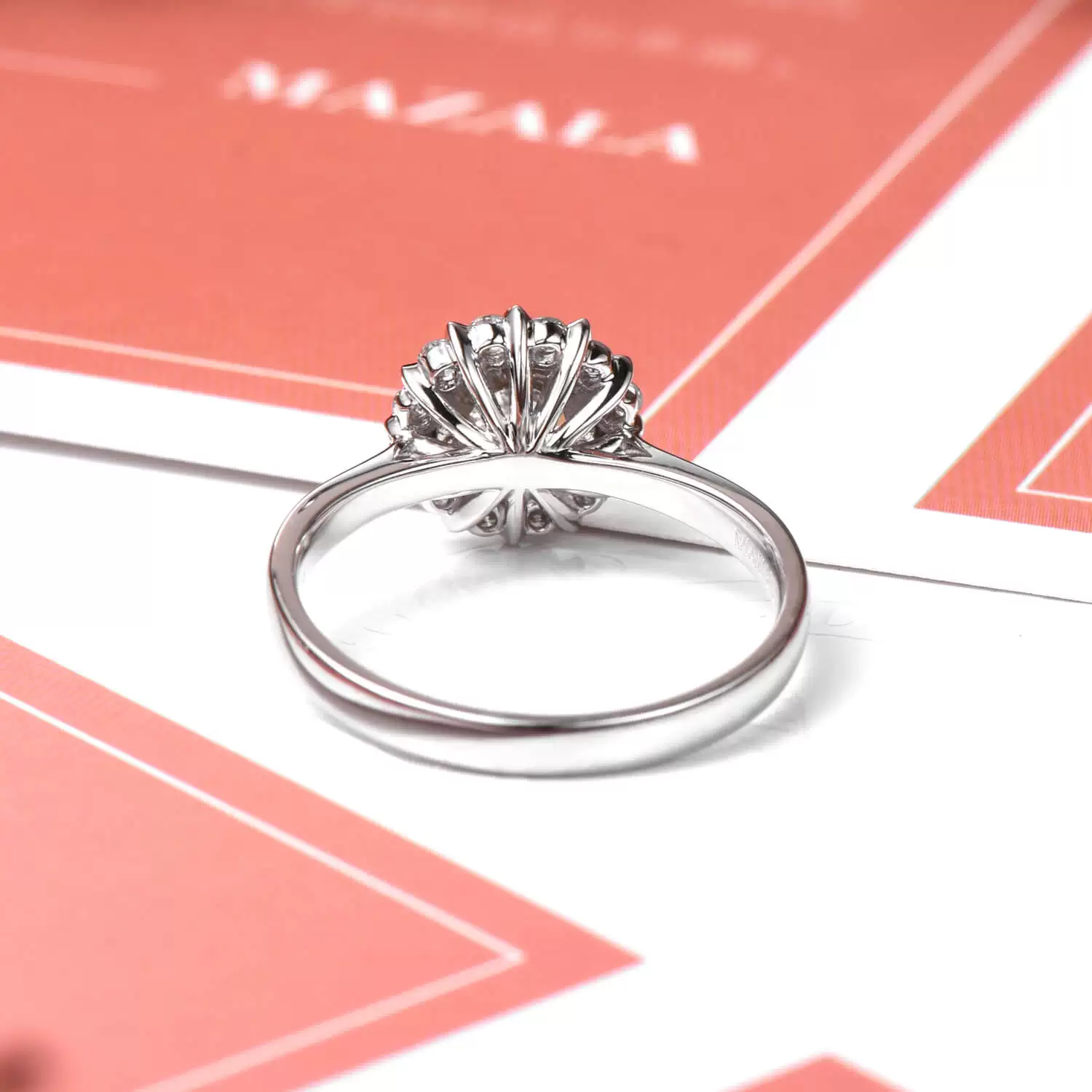 Серия Mazala BloomingSnowflake Группа вставка карельский эффект предложение помолвка обручальное кольцо для девушки