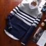 Áo len sọc mới 2018 nam mỏng cổ tròn tay dài Áo len phiên bản Hàn Quốc của xu hướng áo len cotton nam shop áo khoác nam