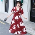 Cher của nhà Hàn Quốc phiên bản của chất béo MM2018 mùa hè cộng với phân bón XL của phụ nữ đầm voan ngọt ngào và thanh lịch váy là mỏng Cộng với kích thước quần áo
