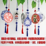 Сине-белое этническое ретро украшение для раннего возраста, этнический стиль, китайский стиль