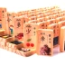 100 hạt tròn duy nhất và hai mặt nhân vật Trung Quốc domino biết chữ biết chữ khối gỗ giáo dục cho trẻ em đồ chơi