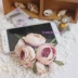 DIY Sen garland chất liệu Châu Âu retro hoa nhân tạo nụ hoa Cô dâu vương miện Hộp lễ hội hoa trang trí - Hoa nhân tạo / Cây / Trái cây Hoa nhân tạo / Cây / Trái cây