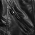 2018 mùa thu và mùa đông sản phẩm mới dày pu leather ladies phần ngắn Hàn Quốc phiên bản của tự trồng kích thước lớn áo ngắn xe gắn máy quần áo áo khoác thủy triều ao da dep Quần áo da