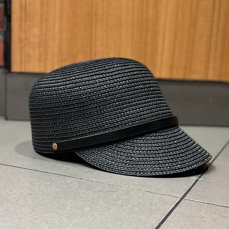 black equestrian hat