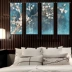 Trung quốc phong cách Trung Quốc tấm thảm Phong Thủy văn phòng sơn phòng khách hiên tấm thảm tấm thảm bốn bức tranh không khung vải bức tranh tường