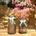Hoa cao 25cm cắm hoa xanh thủy canh hoa khô hoa nhân tạo hoa nhiều màu hoa văn bình hoa - Vase / Bồn hoa & Kệ