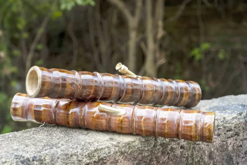 Бамбуковая табачная трубка Имитация красного дерева Luohan короткая -бесплатная доставка дымовая грудь Гуандун, бесплатная доставка, дымовой пистолет, дымовой сигаретный горшок бесплатно