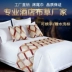 Khách sạn khăn trải giường bộ đồ giường cao cấp trang trí giường bìa giường mat Châu Âu-phong cách đơn giản pillowcase core khách sạn giường cờ ga trải giường mát Trải giường