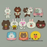 Двухэтажный акриловый аксессуар с аксессуарами, кролик, брелок, «сделай сам», с медвежатами, утка, английский