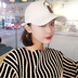 2018 new hat nữ Hàn Quốc phiên bản của mũ bóng chày cap nữ mùa xuân và mùa hè cá tính hoop mũ bóng chày sinh viên hoang dã nữ 	mũ bóng chày aeroready	 Bóng chày