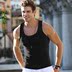 Vest nam cotton thể thao thoáng khí áo nỉ lỏng lẻo Kiểu dáng mỏng thấm mồ hôi thanh niên phiên bản không tay áo gym Lót