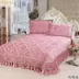 Giường nhung châu Âu ba mảnh chăn bông điều hòa không khí quilting là giường đôi quilted 1,8m mét - Trải giường Trải giường