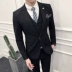 Bộ đồ mùa thu 2018 phù hợp với nam phiên bản Hàn Quốc của một chiếc áo tự may một nút kinh doanh trang phục giản dị phù hợp với bộ đồ ba mảnh quần áo nam Suit phù hợp
