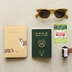 HÀNG NGÀY NHƯ Hàn Quốc dễ thương nhỏ động vật tươi và thực vật du lịch hộ chiếu hộ chiếu ngắn bộ chứng chỉ gói hộp đựng giấy tờ cá nhân Túi thông tin xác thực