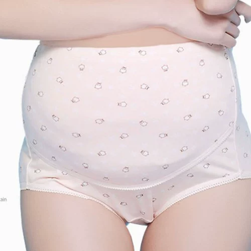 Apple, хлопковое нижнее белье для беременных, милые штаны с поддержкой живота