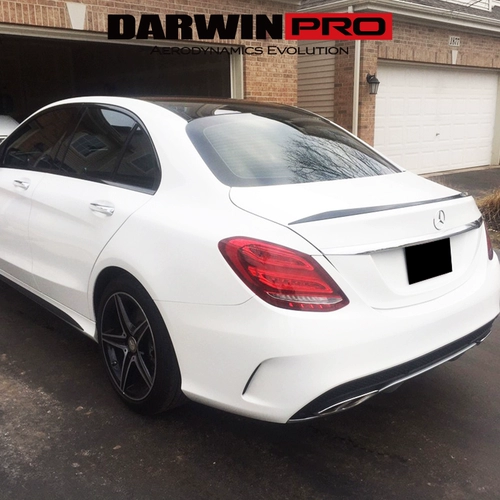 Darwinpro Mercedes C63 C180 C200 W205 AMG Модифицированное заднее крыло углеродного волокна