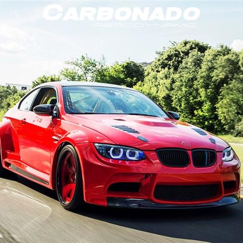 Carbonado BMW M3 E92 E93 Vorsteiner модифицирован широко -тел -фронтальный и задний боковой бампер