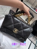 Chanel, маленькая сумка на одно плечо с ромбовидным узором, барсетка, на цепочке
