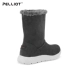Giày Pelliot và giày ngoài trời cho phụ nữ mùa đông mới không có đệm lót chống trượt tuyết ấm tuyết leo núi giày bao ho lao dong thời trang Khởi động ngoài trời