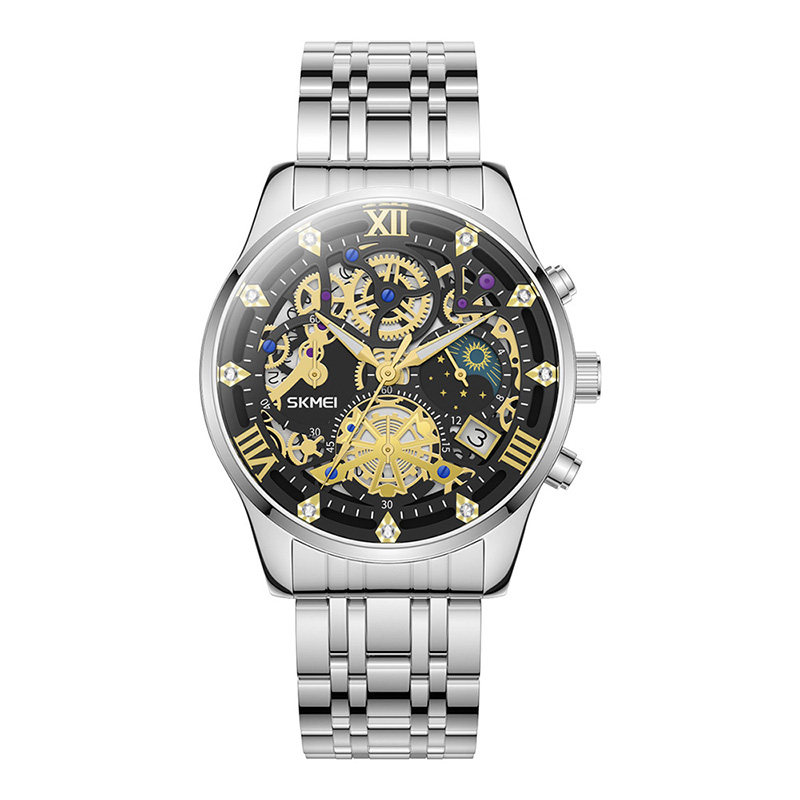 Time Beauty Men's watch Non Mechanical Multifunctional Waterproof Quartz Business Glow_voghion.com