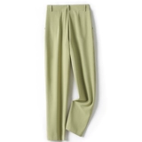 Летние зеленые штаны, костюм, по фигуре, свободный прямой крой, высокая талия