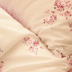 Thanh lịch hoa anh đào đơn giản Nhật Bản bông trắng bộ đồ giường cotton đôi bốn mảnh tấm ga trải giường giường quilt cover Bộ đồ giường bốn mảnh