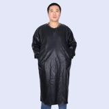 Водонепроницаемый нагрудник для жирной кожи, полиуретановый износостойкий фартук для работы, сзади на завязках