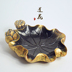 Vintage Lotus Ashtray Thời trang Sáng tạo Phòng khách Bàn làm việc Thủ công Trang trí Bạn trai Cá tính Quà tặng - Trang trí nội thất decor phòng khách Trang trí nội thất