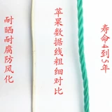 Нейлоновая веревка 4 мм Новая зеленая упаковочная веревка Кабель 3 Акции Компиляция баннера баннера Баннер Пластиковая полиэтиленовая веревка