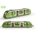 Kaiwei mới hợp kim nhẹ đường sắt tàu điện ngầm mô hình xe lửa âm thanh và ánh sáng mở cửa có thể kết nối xe đồ chơi trẻ em 3-8 tuổi - Chế độ tĩnh Chế độ tĩnh