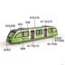 Kaiwei mới hợp kim nhẹ đường sắt tàu điện ngầm mô hình xe lửa âm thanh và ánh sáng mở cửa có thể kết nối xe đồ chơi trẻ em 3-8 tuổi - Chế độ tĩnh