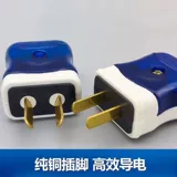 1 Бесплатная доставка Pure Copper 2 Foot 10a. Прогромная заглушка двух -фута -в проводах, двух -фут 16A Diode Plug, двухфазная вилка