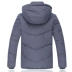 Giải phóng mặt bằng khuyến mãi áo khoác nam mùa đông cộng với nhung dày trùm đầu xuống bông cộng với phân bón XL bông áo khoác áo phao lông vũ Bông