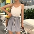 Mùa hè 2018 mới của phụ nữ cardigan voan áo sơ mi nữ phần mỏng khăn choàng mặt trời quần áo bảo hộ + ren nhỏ sling + quần short kiểu áo sơ mi đẹp Áo sơ mi chiffon ren