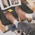 GBOY mùa đông Martin ủng nam booties Thanh niên Nhật Bản Anh dụng cụ retro ủng giày da lộn nam giản dị - Giày ống