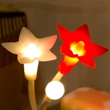 Pentagon Flower Lucky Grass Plant Touch на рабочем столе маленькая настольная лампа кровать ночная ночная лампа для ночной лампы при ночном свете