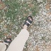 Mới của Hàn Quốc phiên bản của Harajuku retro dép nữ mùa hè phẳng từ giản dị hoang dã mang dép và dép đôi vành đai sinh viên Dép