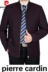 Pierre Cardin 18 mùa xuân mới người đàn ông trung niên cổ áo cổ áo jacket cộng với phân bón XL daddy áo giản dị Áo khoác