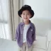 Áo sơ mi bé trai mùa thu dài tay phiên bản Hàn Quốc theo xu hướng quần áo trẻ em lớn trẻ em kẻ sọc sơ mi cotton thời trang đẹp trai - Áo sơ mi