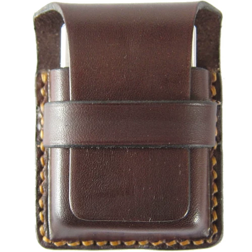 Кожаная зажигалка ручной работы, индивидуальный ретро чехол, делается под заказ