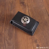 Кожаная универсальная ретро красная ключница, «сделай сам», делается под заказ, из натуральной кожи, дистанционное управление