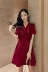 Váy thông minh Pháp váy mỏ vịt Pháp cổ tích nhỏ Váy 2019 mới hè nữ voan đỏ - Sản phẩm HOT Sản phẩm HOT