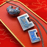 Xiongjia Jewellery Jin Рабочие древние лаурет Серебряная футбольная команда пинги в рояль